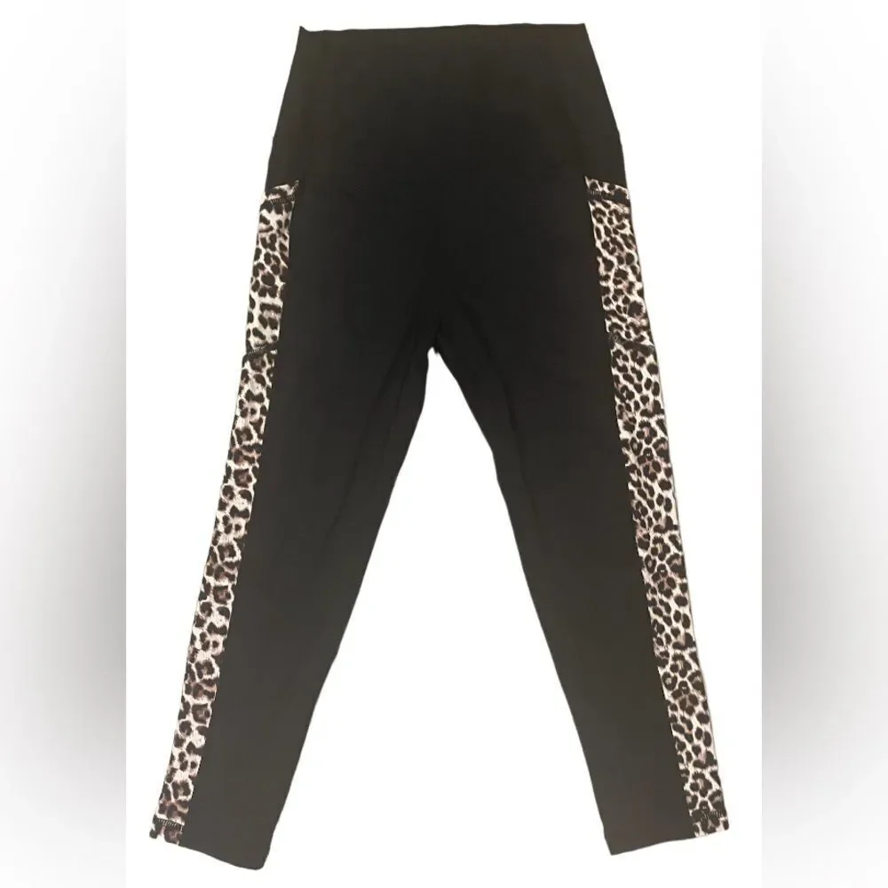 ZYIA LEGGINGS WOMENS SIZE 4 ANIMAL PRINT - Picture 2 of 6